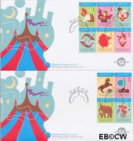 Nederland NL E636 2011 Circus Renz 100 jaar FDC zonder adres