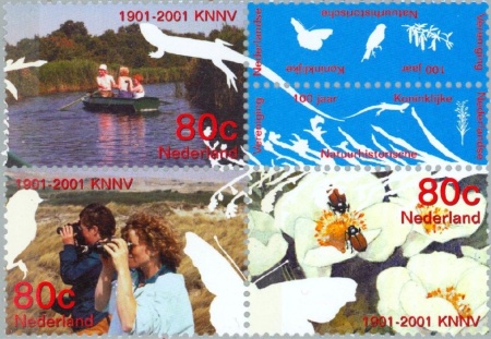 Nederland NL KP483 2001 Natuur 80+tabs+80+80 Postfris