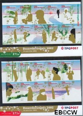 Nederland NL M271ab 2002 Personen in winterlandschap Postfris