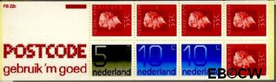Nederland NL PB22c 1978 5x55 Juliana Regina, 1x5 en 2x10 cijfer Crouwel Gebruikt