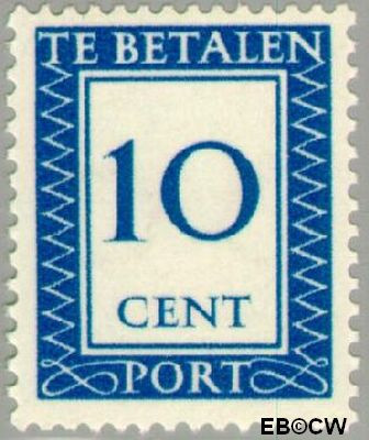Nederland NL PT87 1947 Portzegel Gebruikt 10