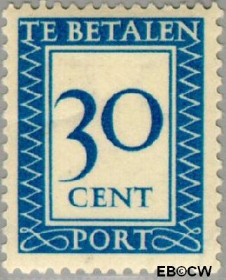 Nederland NL PT97 1947 Portzegel Gebruikt 30