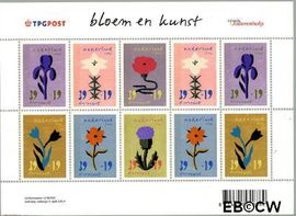 Nederland NL V2252-2257 2004 Bloem en kunst Postfris 39+19