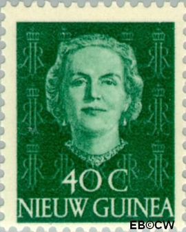 Nieuw-Guinea NG 14 1950 Type 'En Face' Gebruikt 40