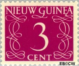 Nieuw-Guinea NG 4 1950 Type 'van Krimpen' Gebruikt 3