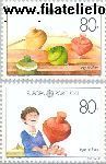 POR 1785#1786 Postfris 1989 C.E.P.T.- Kinderspelen