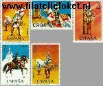 SPA 2034#2038 Postfris 1973 Militaire uniformen