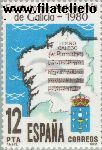 SPA 2492# Postfris 1981 Autonomie Galicië