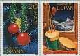 SPA 2805#2806 Postfris 1987 Kerstmis