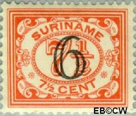 Suriname SU 145 1930 Hulpuitgifte Gebruikt 6 op 7½