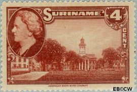 Suriname SU 225 1945 Wilhelmina en landschappen Gebruikt 4