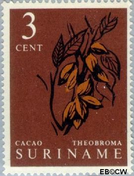 Suriname SU 356 1961 Inheemse vruchten Gebruikt 3