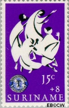 Suriname SU 454 1966 Service clubs Gebruikt 15+8