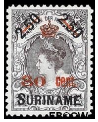 Suriname SU 64 1911 Hulpuitgifte Gebruikt 30 op 250