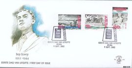 Aruba AR E102 2002 Historische serie FDC zonder adres