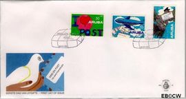 Aruba AR E41 1992 Postverkeer FDC zonder adres