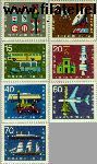 Bundesrepublik BRD 468#474  1965 Verkeerstentoonstelling  Postfris