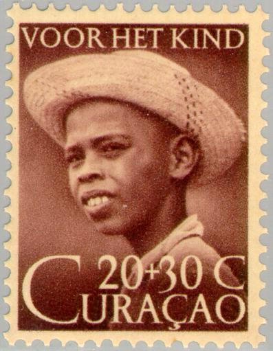 Curaçao CU 204 1948 Wit-gele kruis 20+30 Ongebruikt