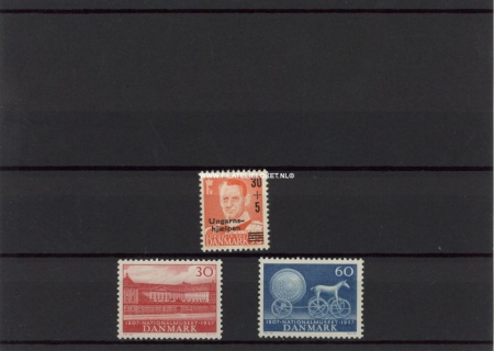 Denemarken DEN1957 Complete jaargang Denemarken 1957 Postfris