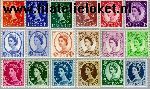 Groot-Brittannië grb 318#334  1958 Koningin Elizabeth- Type Wilding/Meervoudiger kronen  Postfris