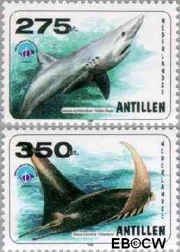 Ned. Antillen NA 1236#1237 ** Int. Jaar van de Oceaan Postfris