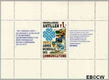 Ned. Antillen NA -742 ** Internationale jaar Telecommunicatie Postfris