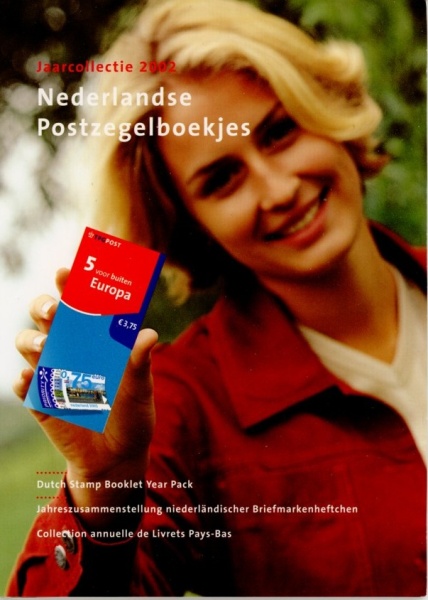 Nederland JCB2002 2002 Jaarcollectie T.P.G. Postzegelboekjes Postfris