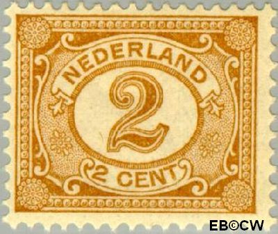 Nederland NL 0054 1899 Cijfer type 'Vürtheim' Ongebruikt 2