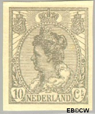 Nederland NL 0083 1923 Koningin Wilhelmina- 'Bontkraag' ongetand Gebruikt 10
