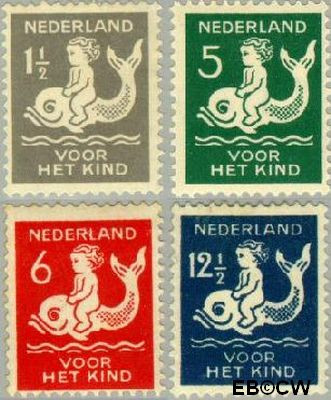 Nederland NL 0225#228 1929 Kind op dolfijn Ongebruikt