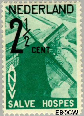 Nederland NL 0244 1932 A.N.V.V. Gebruikt 2½+1½