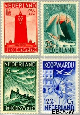 Nederland NL 0257#260 1933 Zeemanszegels Ongebruikt