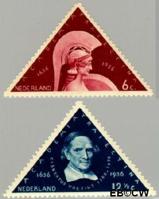 Nederland NL 0287#288 1936 Universiteit Utrecht Postfris