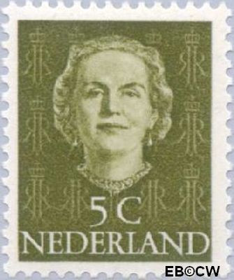 Nederland NL 0518 1949 Koningin Juliana- Type 'En Face' Postfris 5