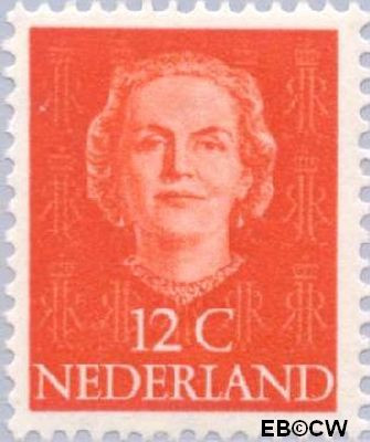 Nederland NL 0521 1949 Koningin Juliana- Type 'En Face' Ongebruikt 12