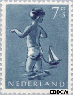Nederland NL 0651 1954 Opvoeding en leren Gebruikt 7+5