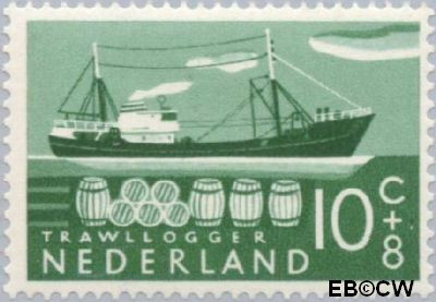 Nederland NL 0691 1957 Schepen Ongebruikt 10+8