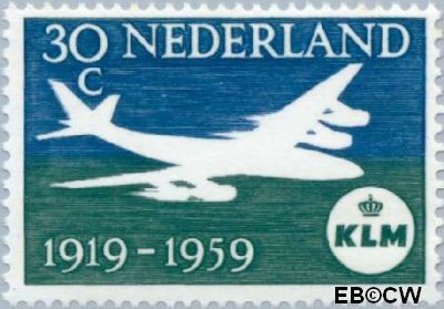 Nederland NL 0730 1959 K.L.M. Ongebruikt 30