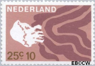 Nederland NL 0880 1967 Strandvondsten Gebruikt 25+10