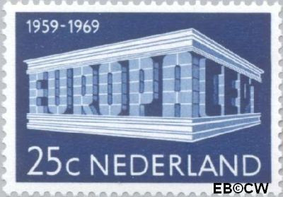 Nederland NL 0925 1969 C.E.P.T.- Gebouw Postfris 25
