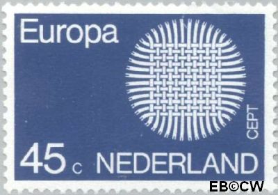 Nederland NL 0972 1970 C.E.P.T.- Zon Gebruikt 45