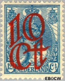 Nederland NL 118 1923 Opruimingsuitgifte Gebruikt 10#12½