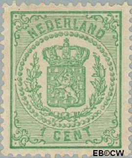 Nederland NL 15 1869 Rijkswapen Gebruikt 1