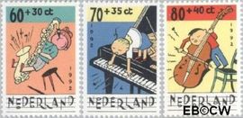 Nederland NL 1538#1540 1992 Muziek maken Postfris