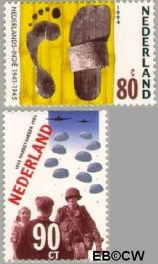 Nederland NL 1618#1619 1994 Tweede Wereldoorlog Postfris