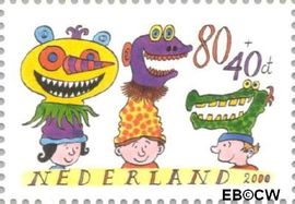 Nederland NL 1930a 2000 Sprookjes Gebruikt 80+40