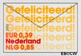 Nederland NL 2002 2001 Felicitatie- zegels Gebruikt 85