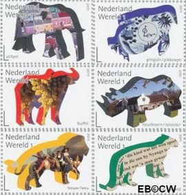 Nederland NL 2844#2849 2011 Grenzeloos Nederland- Zuid- Afrika Postfris