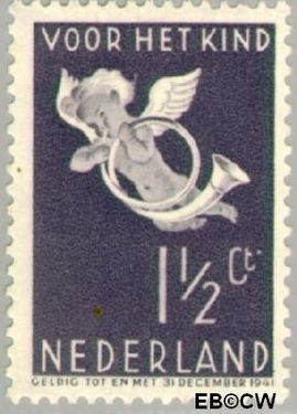 Nederland NL 289 1936 Bazuinengel Gebruikt 1½+1½