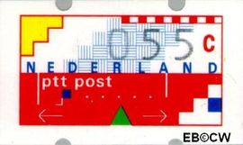 Nederland NL ATM4 1989 Opgedrukte waarde Postfris 55